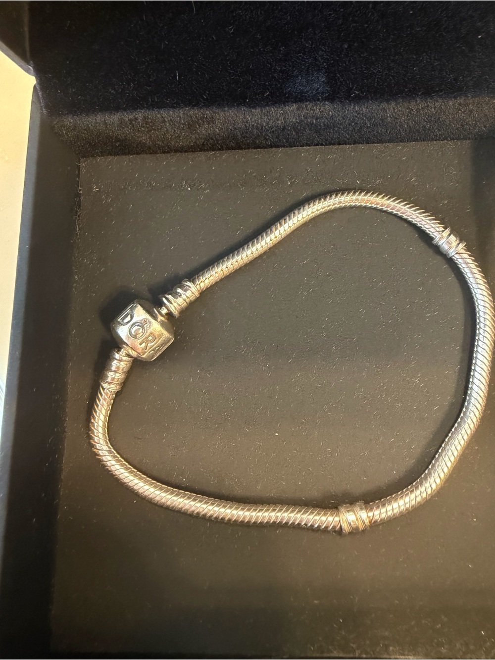Pandora Snake Chain Bracelet - 7.5” - Picture 2 of 6